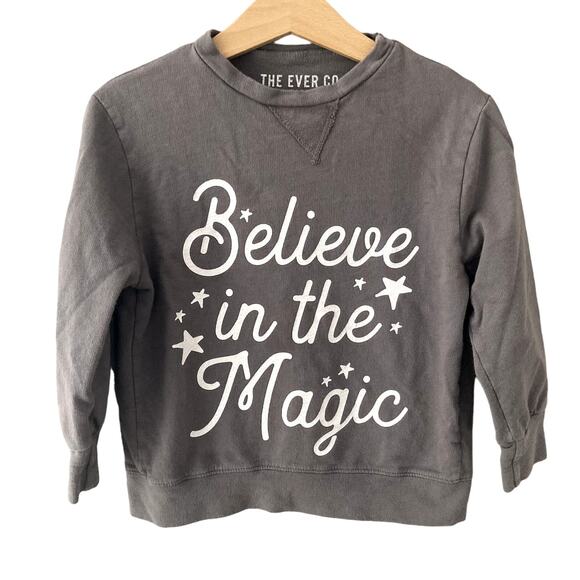 The Ever Co Believe in the Magic Sweatshirt - Gray - 2-3 - Picture 1 of 5